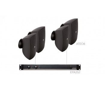 Акустическая система 4 настенные динамика ATEO6х4 Audac 240Вт